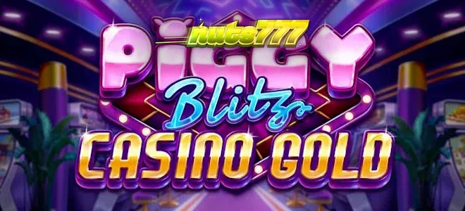 Tampilan visual mewah Piggy Blitz Casino Gold dengan karakter babi necis